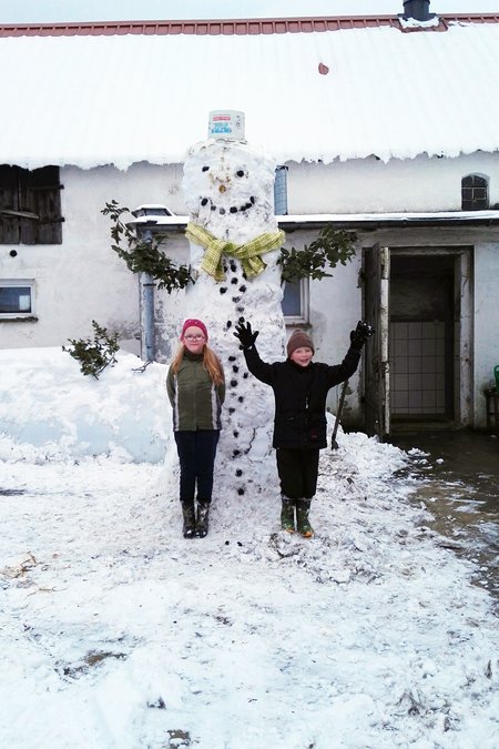 Nasz śnieżny potworek