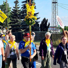 Pierwszy dzień pielgrzymki Grupy Żółtej. Już w drodze!