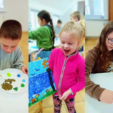 Pierwsze spotkanie po przerwie. Kolejne zajęcia plastyczne